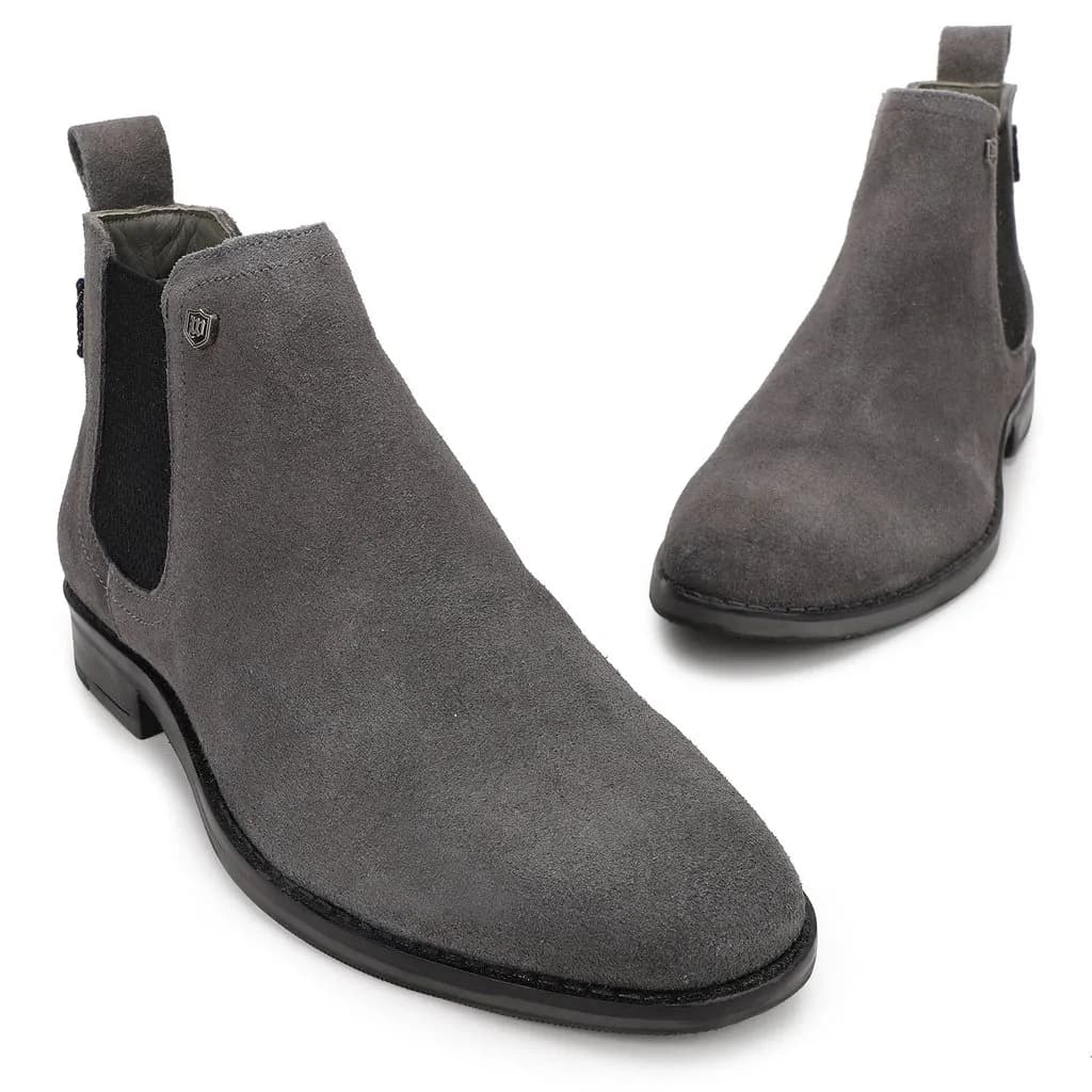 Grey Chelsea Boot for Men 2