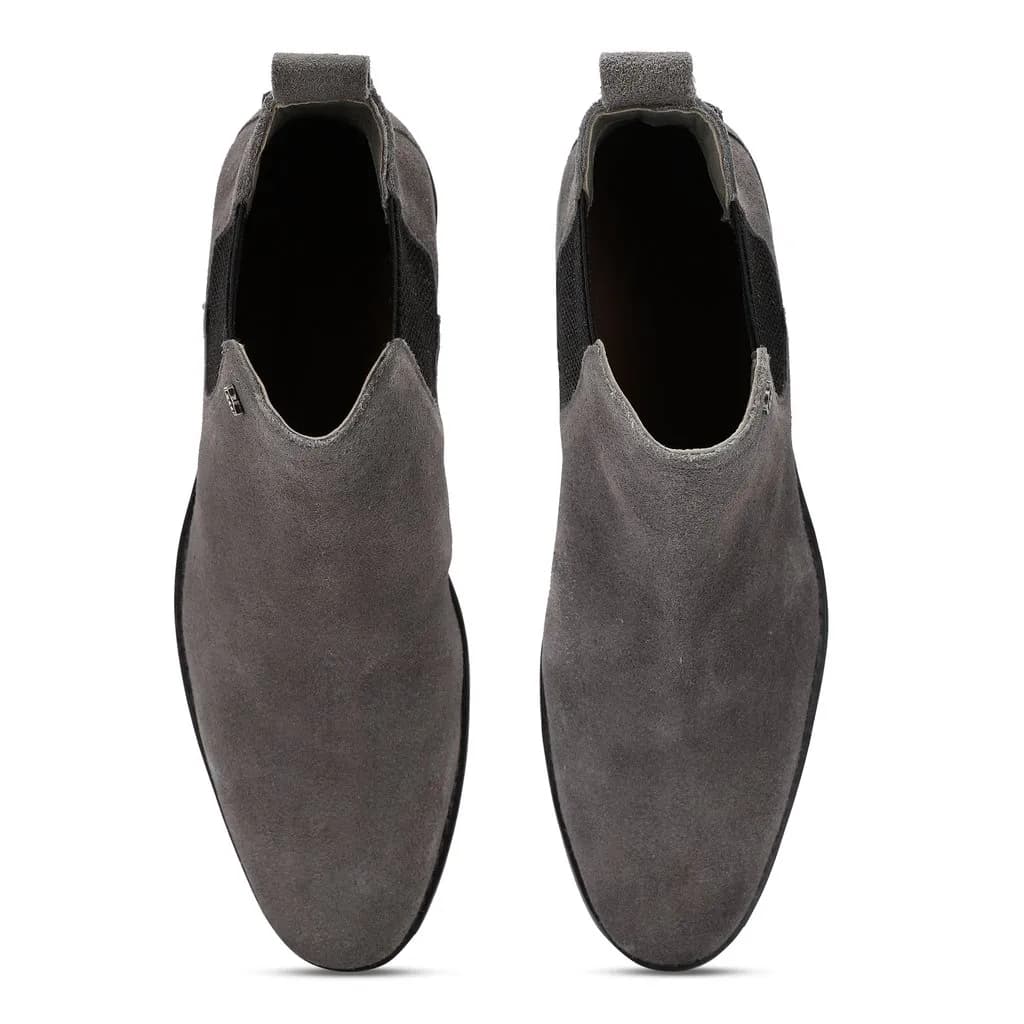 Grey Chelsea Boot for Men 3