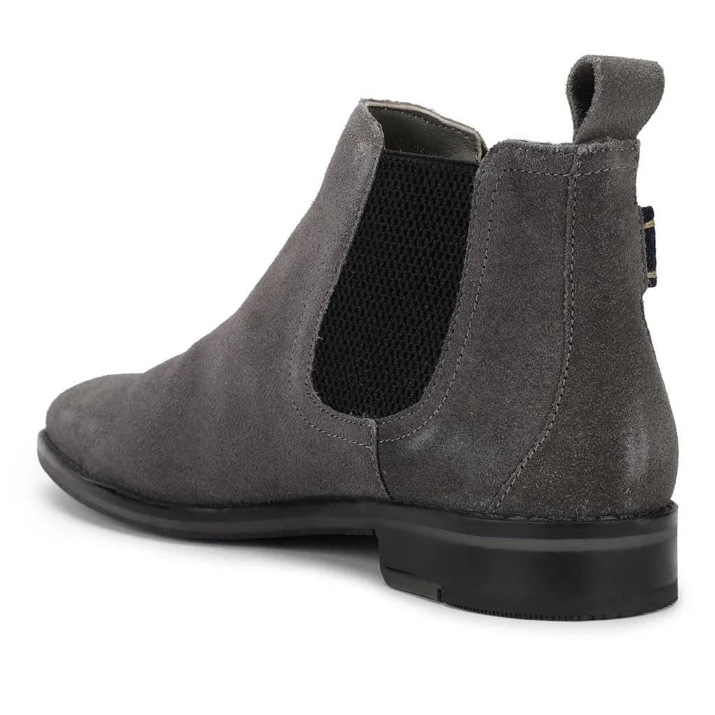 Grey Chelsea Boot for Men 5