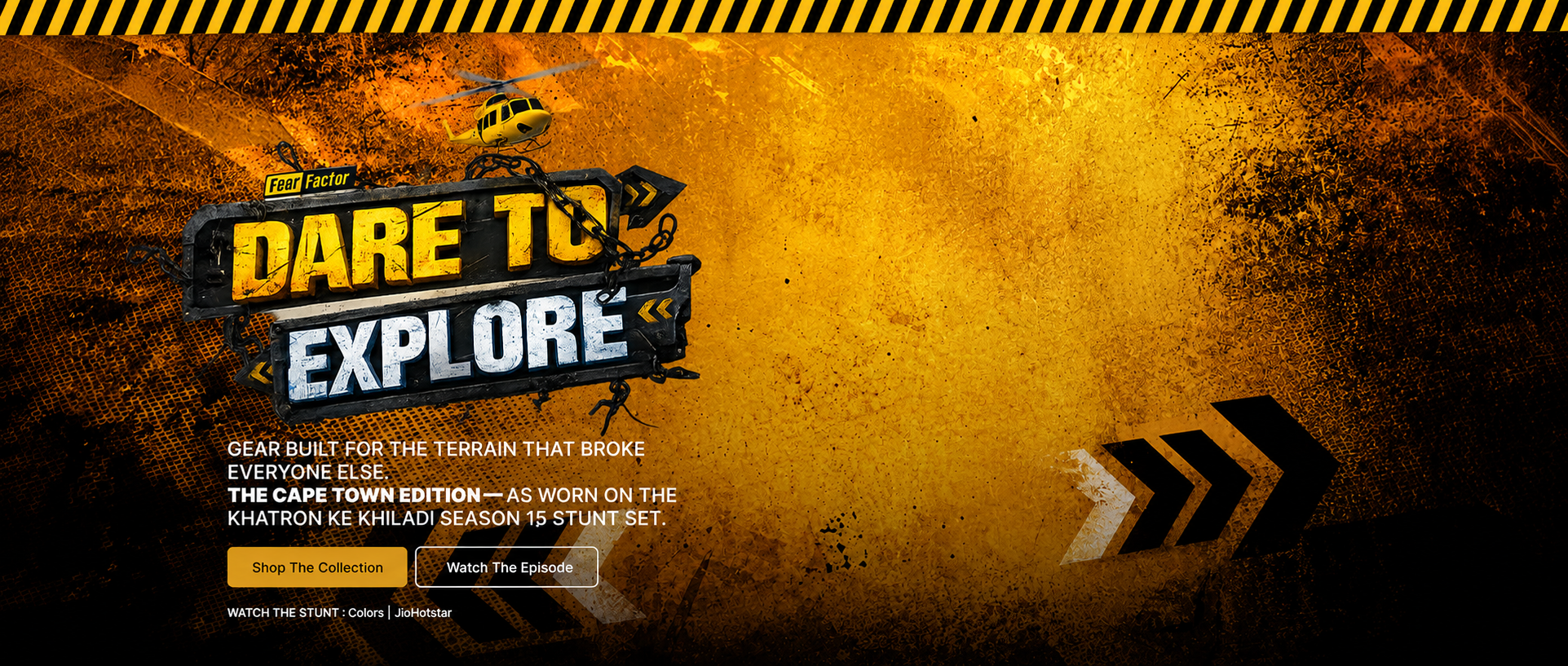 Woodland and Khatron Ke Khiladi campaign featuring the Cape Town Edition collection